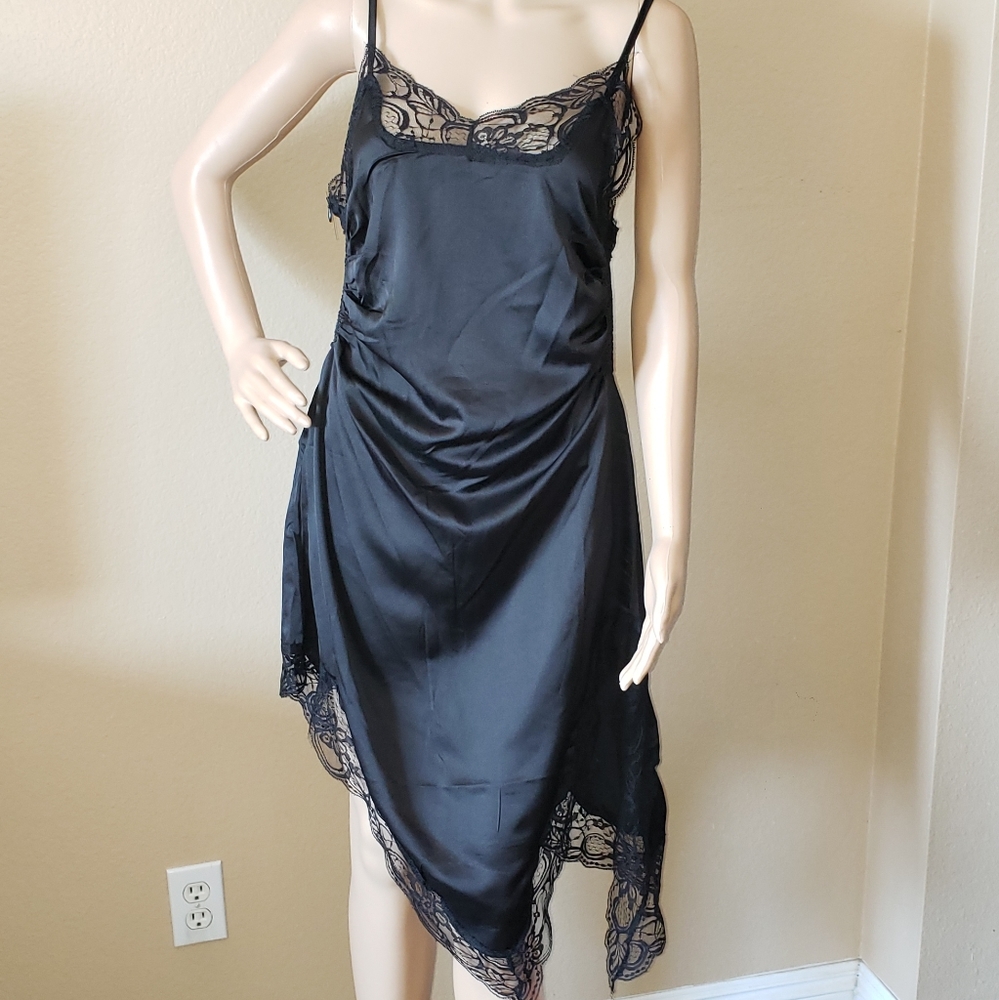 🔥Satin Slip Lace Dress